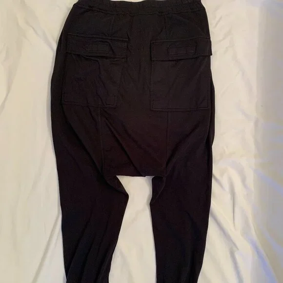 Rick Owens DRKSHDW BLACK drawstring lounge pants - Picture 8 of 15